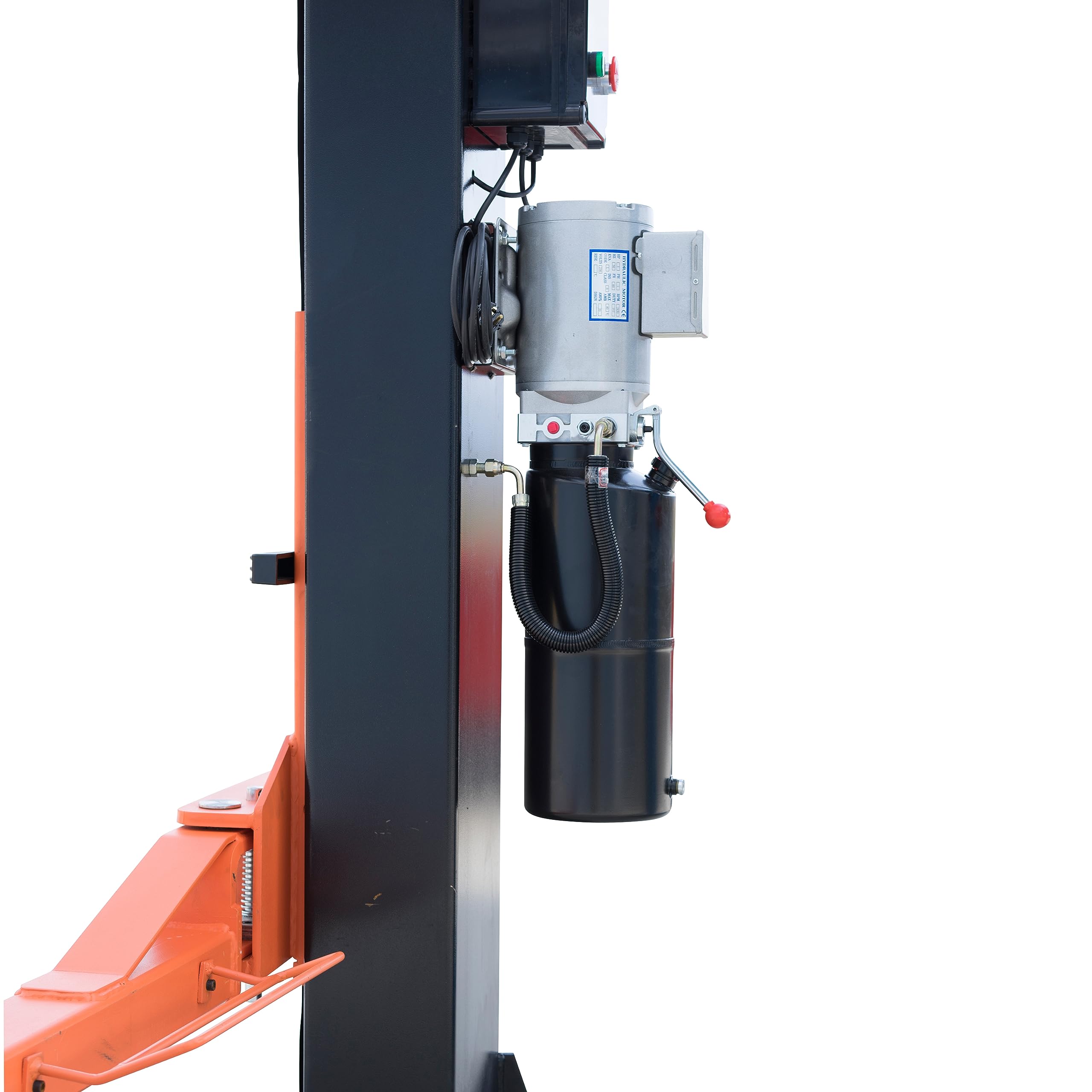 RP-TOOLS Auto Pkw Hebebühne 2-Säulen hydraulisch UV 4.0 t 230V Höhe: 2.82m, ATLANIS Black Series