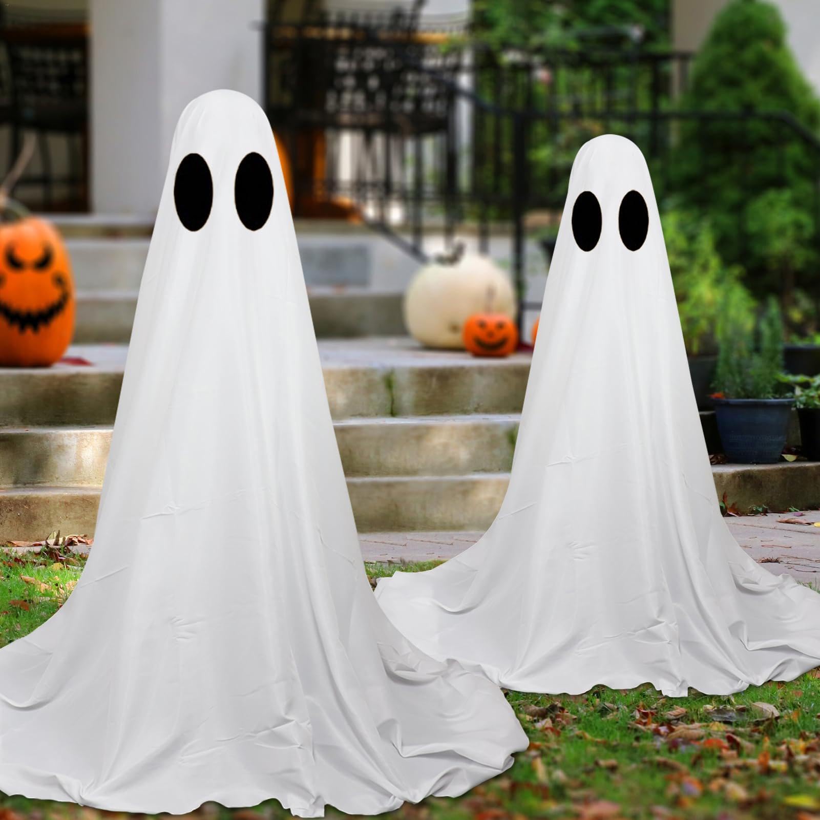 【珍品】幽霊 ブロンズ 置物 ゴースト Amazon.co.jp: ハロウィン ライト付き白い布の幽霊、ハロウィン