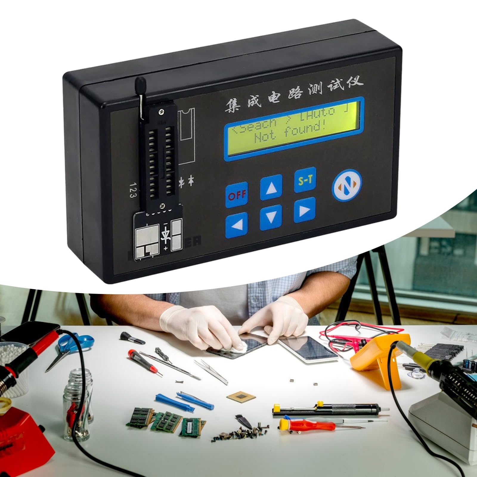 Dispositivo diagnostico del circuito integrato T100 che offre ampia compatibilità delle piattaforme e funzioni efficienti di risoluzione dei problemi Analizzatore di circuito integrato