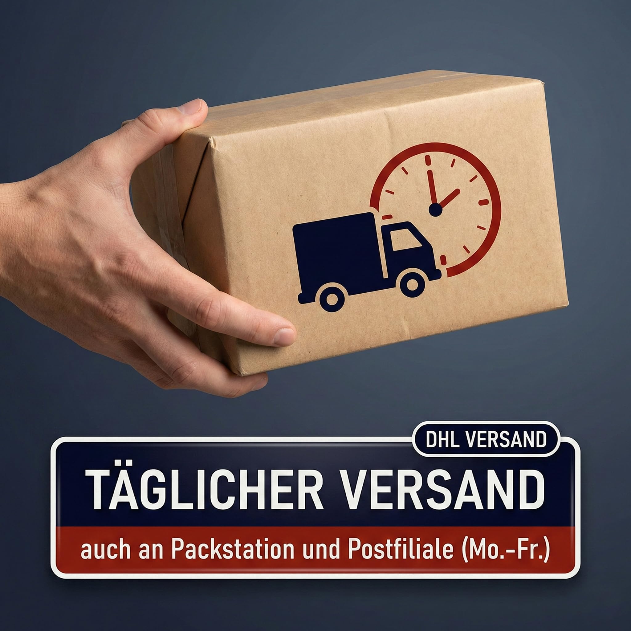 1 DIN-zertifiziertes Kfz-Kennzeichen in der Standard-Größe 520x110 mm passend für alle Deutschen Fahrzeuge