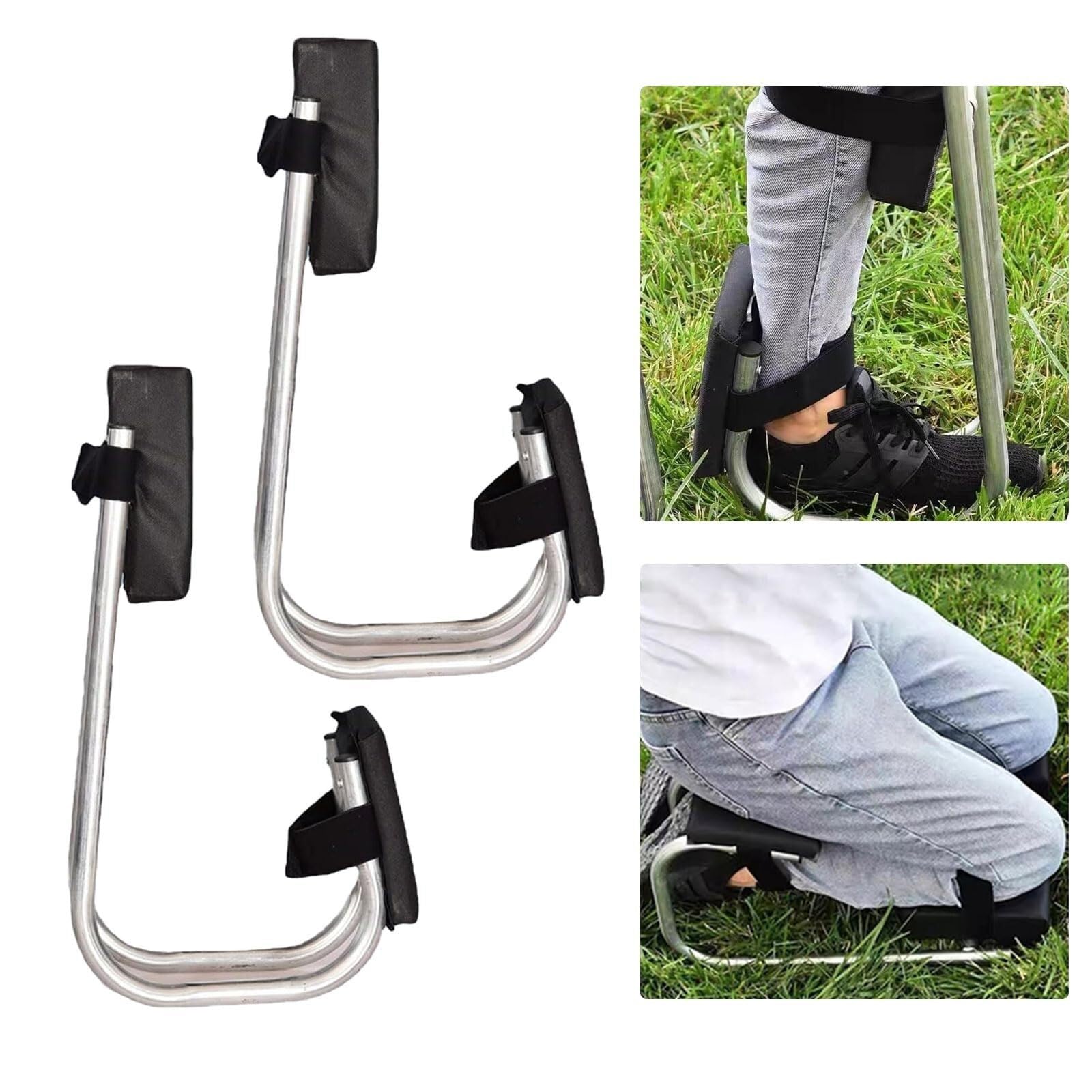 Asiento for rodillas for jardinería, asiento con rodillera, protección ergonómica for rodillas y soporte for tobillo, soporte for piernas for asiento de rodillas for construcción, trabajo agrícola(Bla
