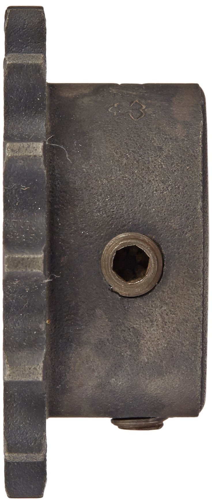 Martin Roller Chain Sprocket, Bored-to-Size, Type B Hub, Single Strand, 35 Chain Size, 0.375