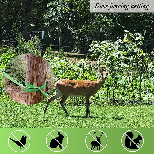 Miniatura 2 de Red para pájaros de 7 x 25 pies, red de ciervo resistente para protección del jardín, malla de jardín para plantas, fresas, verduras, árboles