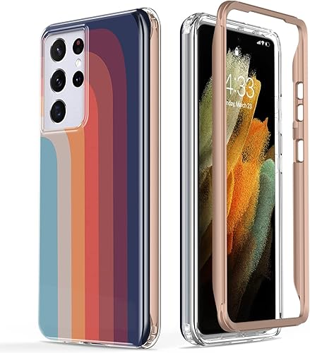 ESDOT - Funda protectora para celular Samsung Galaxy S21, de grado militar, resiste caídas de 21 pies (probado), con diseños modernos, para niñas o