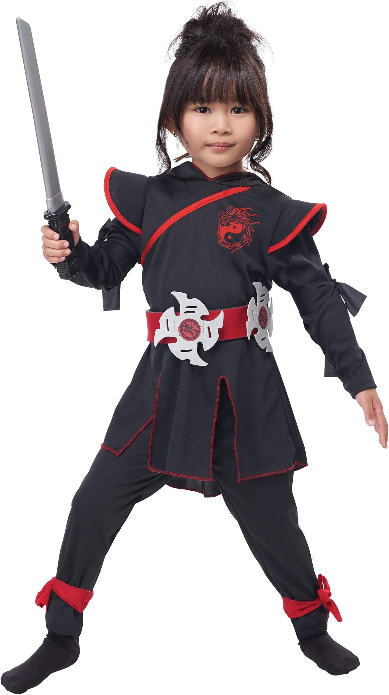 California Costumes Girl's Lil' Ninja Girl Costume Medium