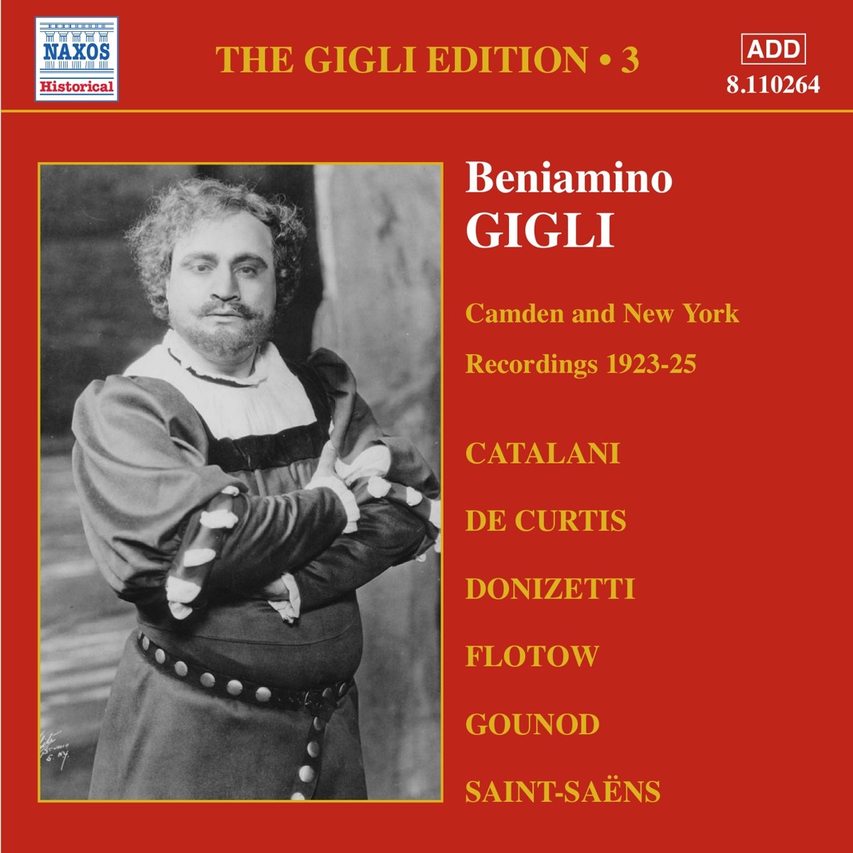 GIGLI, Beniamino: Camden and New York Recordings