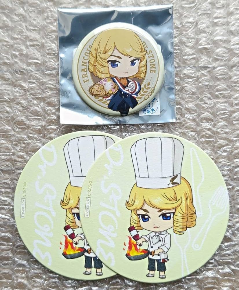 Amazon.co.jp: Dr.STONE ドクターストーン フランソワ 缶バッジ