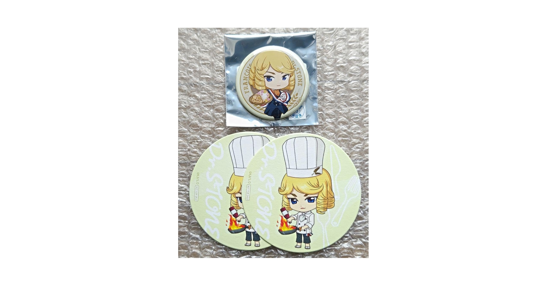 Amazon.co.jp: Dr.STONE ドクターストーン フランソワ 缶バッジ