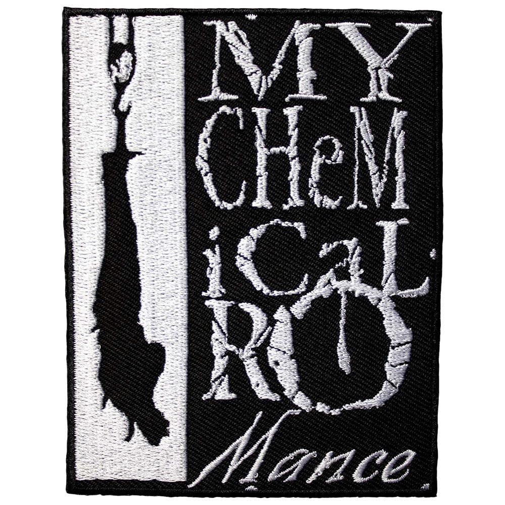 Rock Off Officially Licensed Products My Chemical Romance Hangman Standard Woven Patch Accessory Size