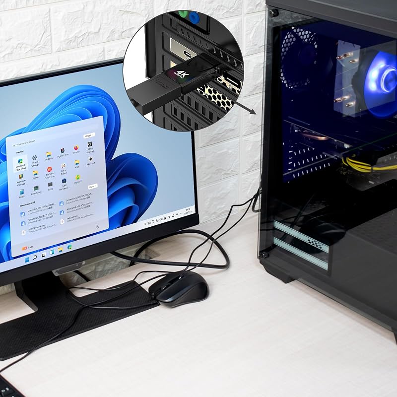 VIEVRE DisplayPort HDMI adapter 4K audióval - monitor, laptop, projektor, TV kompatibilis