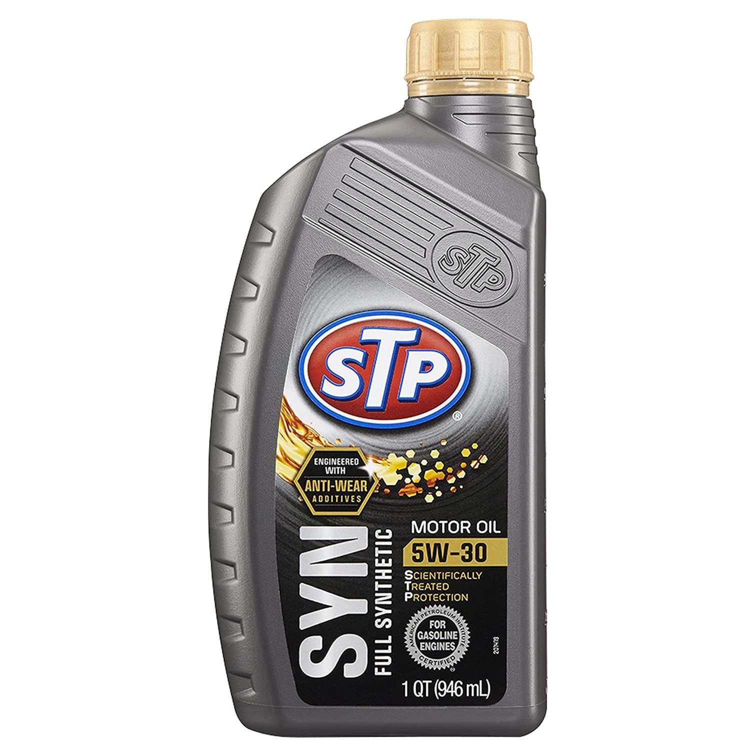 STP SYN 5W30 Fully Synthetic Motor Oil (946 ml, Compatible with Car)