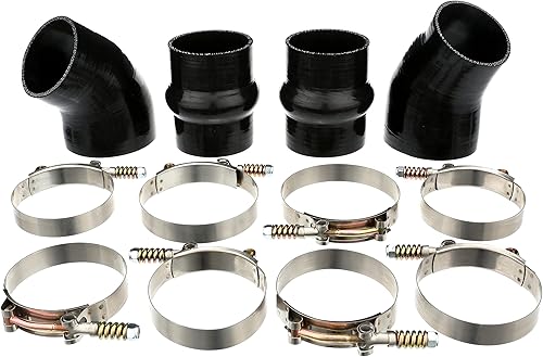 Miniatura 7 de Mangueras de radiador de silicona resistente y kit de arranque intercooler compatible con Dodge Ram Cummins 5.9L Diesel 2500 3500 2000 2000 2001