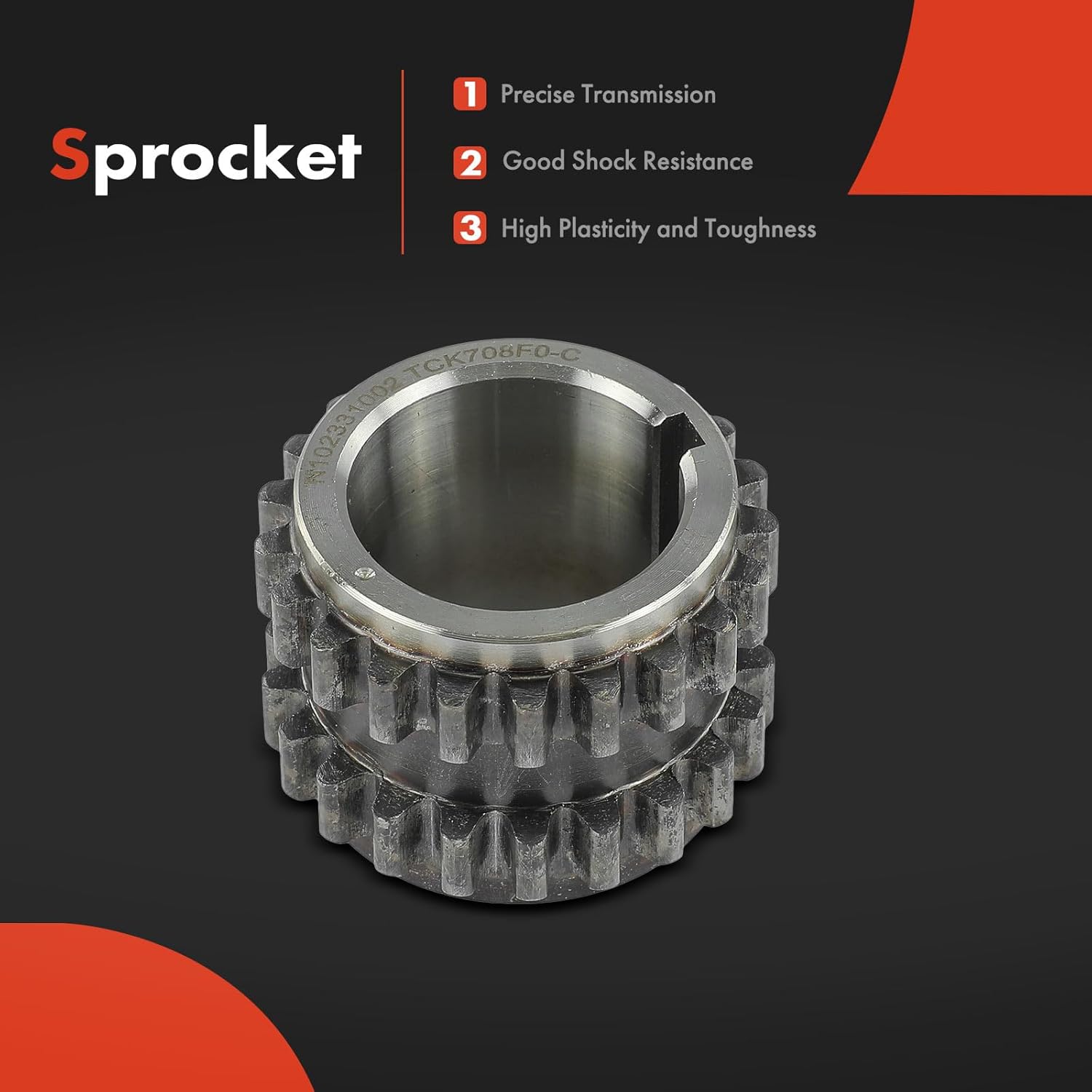 A-Premium 9PCS Engine Timing Chain Kit W/Sprocket & Tensioner & Guide Compatible with Ford Escape 2009-2012, Fusion 2010-2012 & Mercury Mariner 2009-2011, Milan 2010-2011 - V6 3.0L