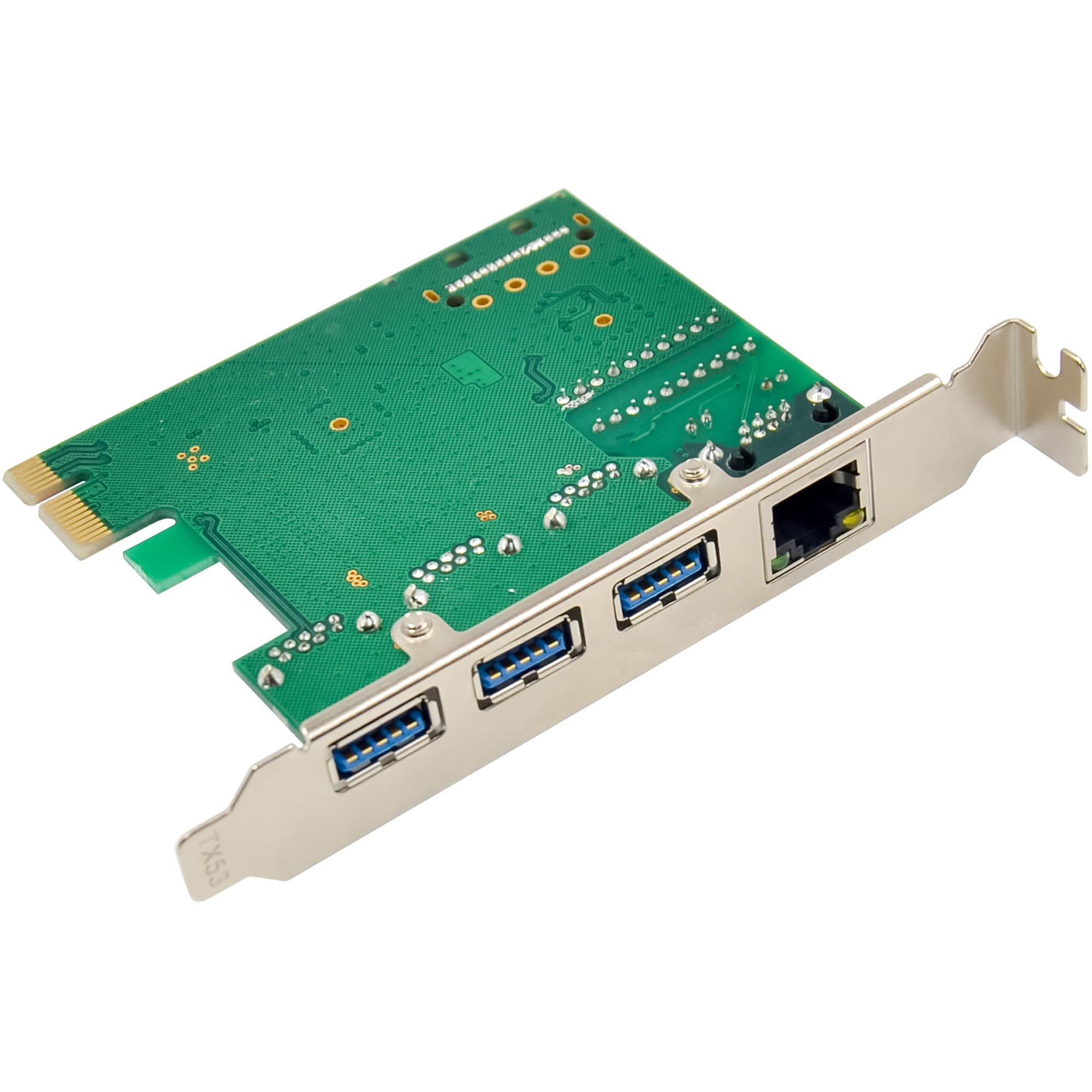 Inline Carte Combo réseau Gigabit et USB 3.2 Gen.1, 1 x RJ45, 3 x USB-A, PCIe x1, 51125R