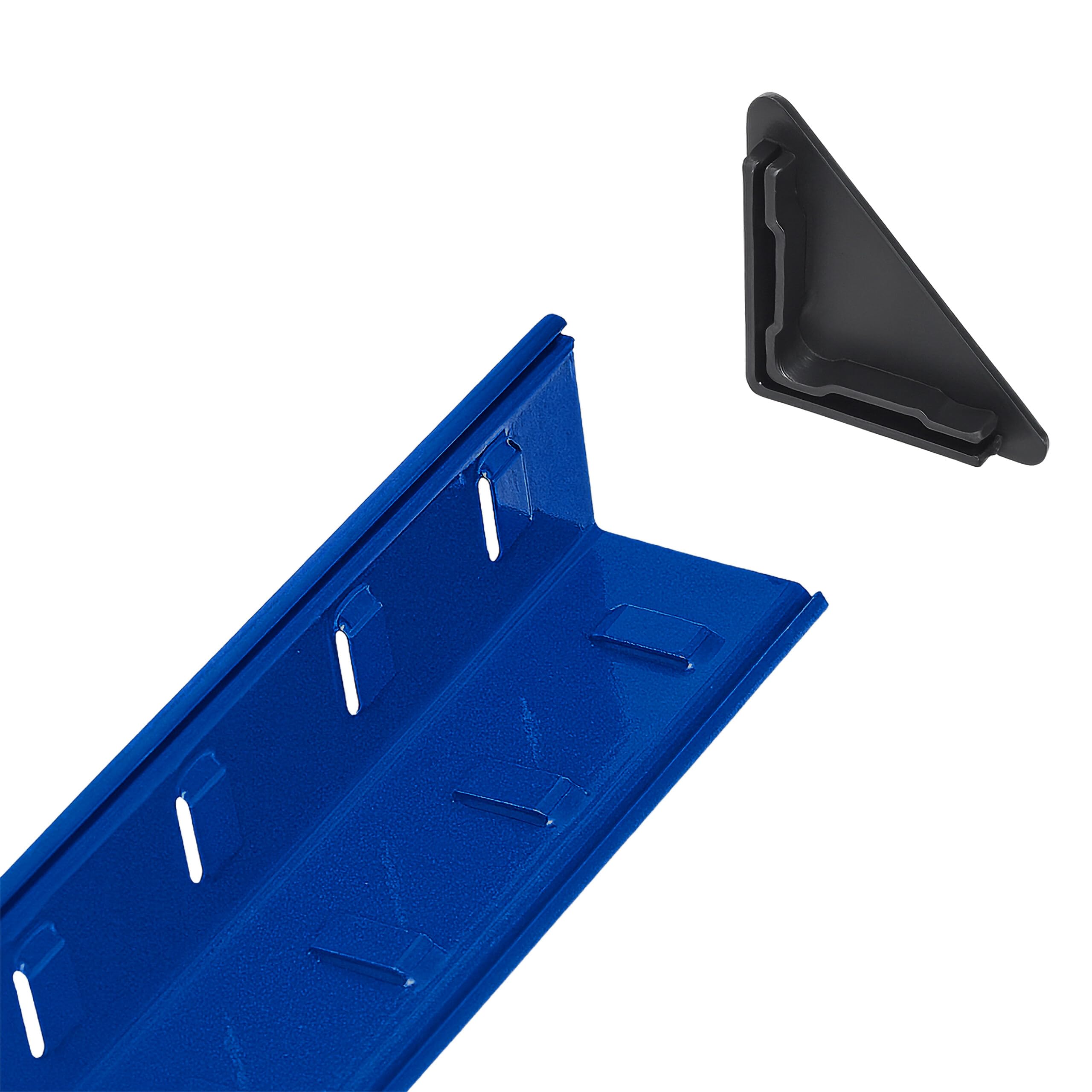 Scaffale Pesante Relaxdays, HxLxP 180 x 100 x 60 cm, Portata 1250 kg, 5 Ripiani, scaffale da Garage, Blu