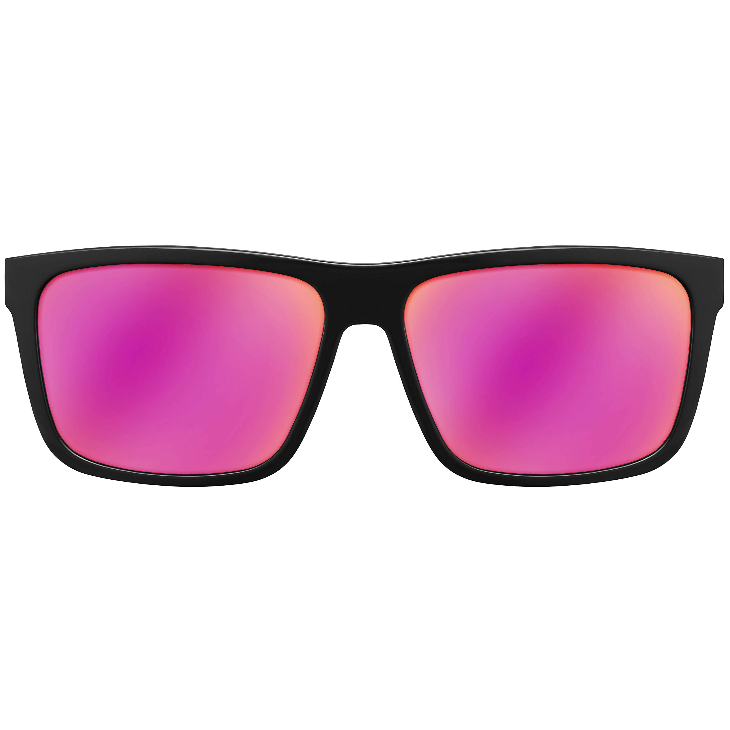 Balinco® Occhiali da sole polarizzati (fatti a mano) con lenti rettangolari e ganci in bambù – adatti per uomo e donna – proteggono dai raggi UV o dai riflessi – in pratico set