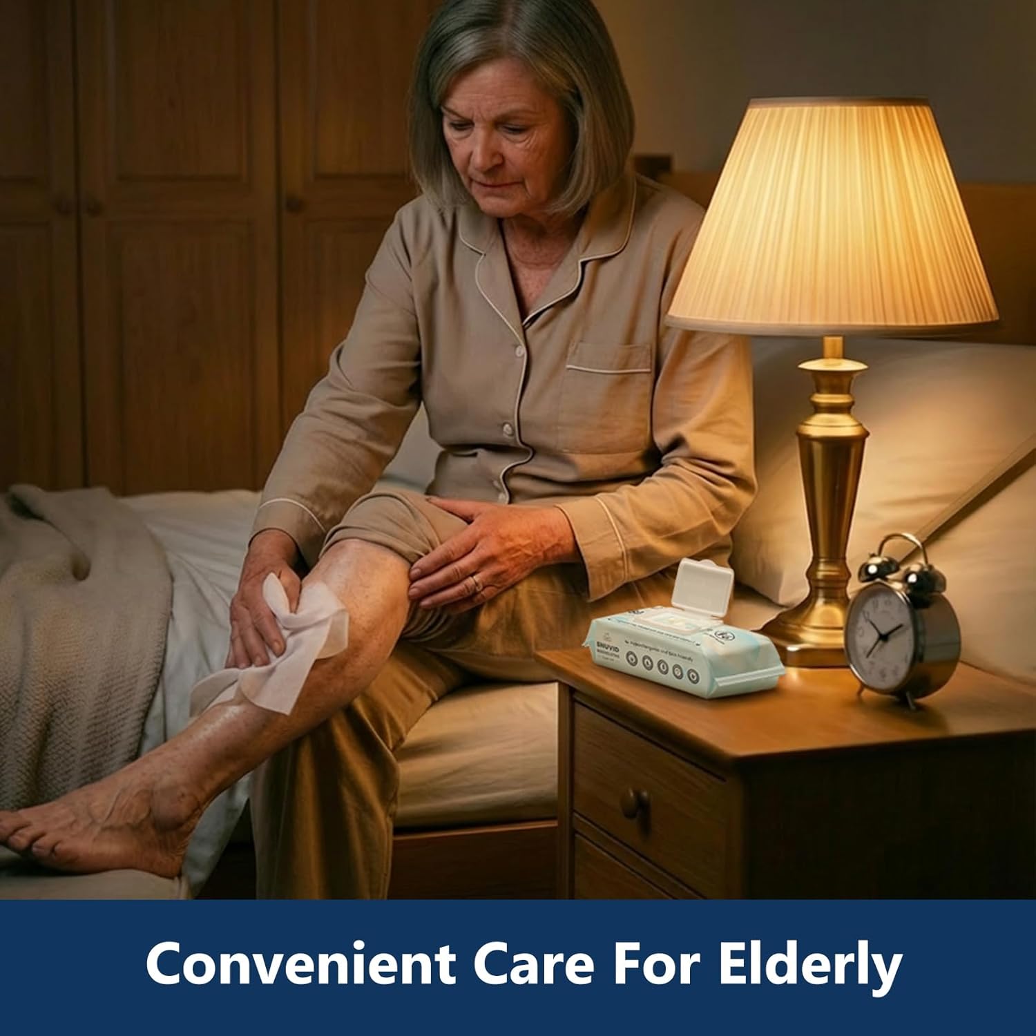 Adult Wipes for Elderly - 720 Count Extra Large 8"x13" Disposable Washcloths Rinse Free Bathing Wipes for Incontinence & Bedridden Care - Thick, Soft & Unscented with Aloe & Vitamin E (12 Packs of 60)