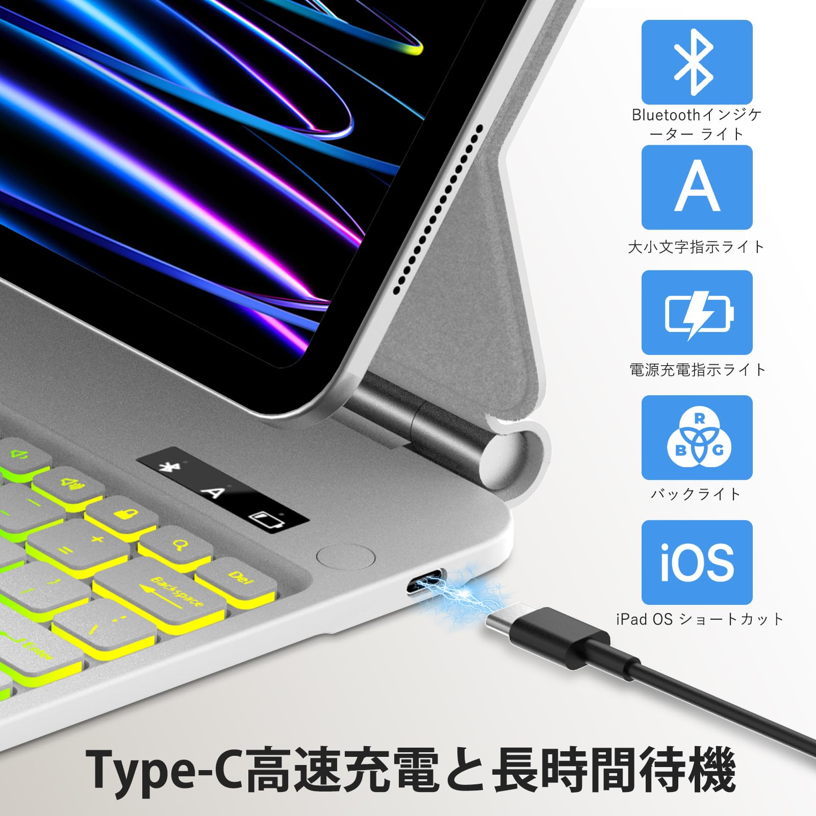 Amazon.co.jp: [2026革新モデル]マジックキーボード iPad Air 13インチ
