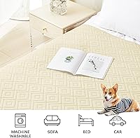 Vista 7 de hyha Manta impermeable para perro, manta suave para cama de perro, manta para mascotas, funda impermeable lavable para sofá, fundas reversibles