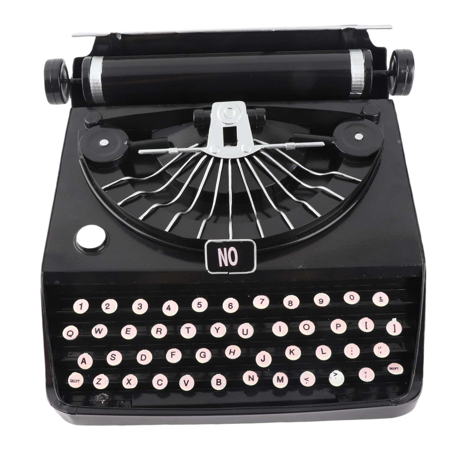 Keenso Modelo de Máquina de Escribir Vintage, Accesorios Manuales Portátiles Retro para Oficina en Casa, Apariencia Artística Vintage