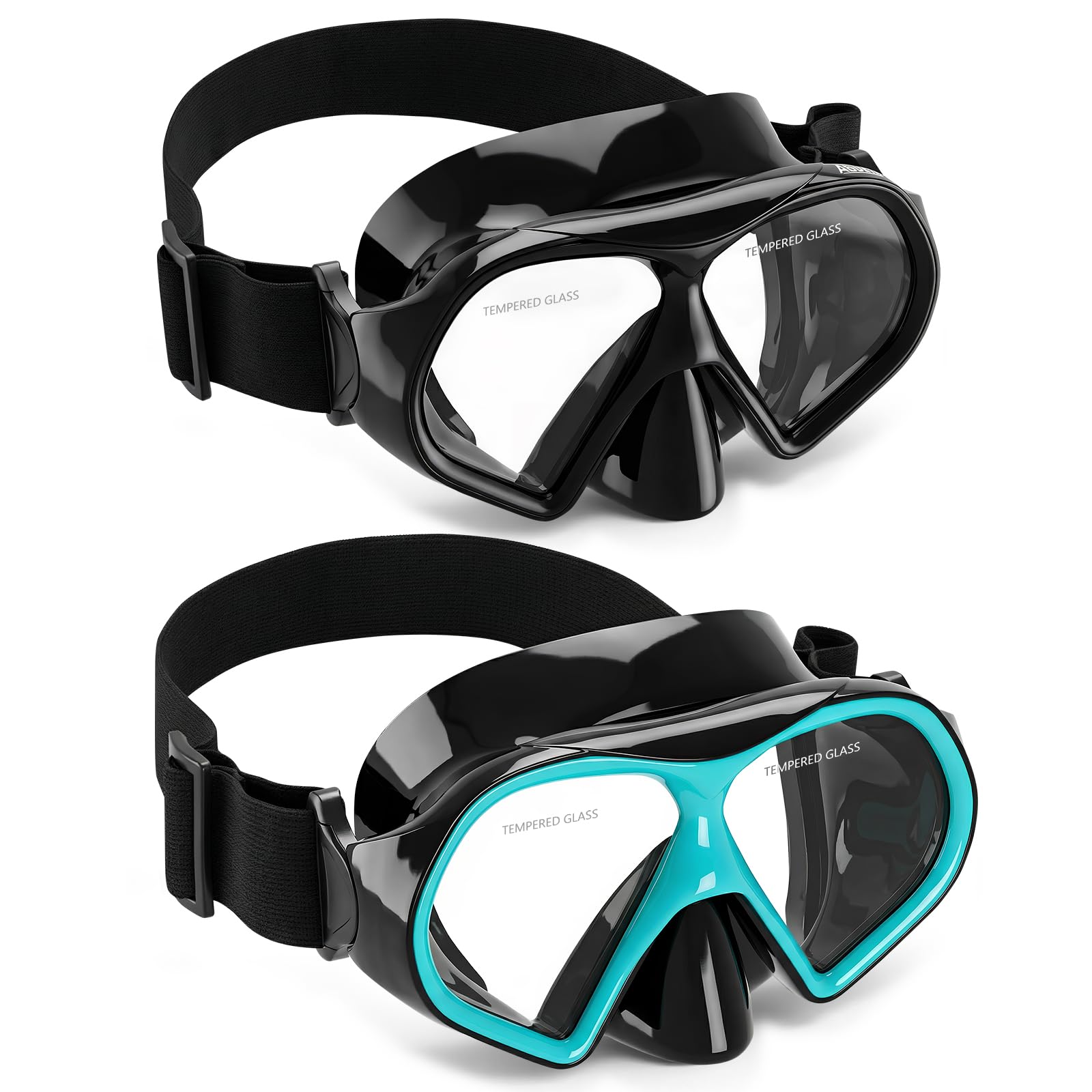 Aegend Máscara de buceo para adultos y jóvenes, máscara de esnórquel profesional, antivaho, antifugas, para esnórquel, buceo, natación y buceo