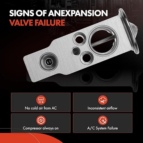 Miniatura 5 de A-Premium Válvula de expansión A/C compatible con Mazda CX-9 3.5L 3.7L 2007-2015, lado trasero