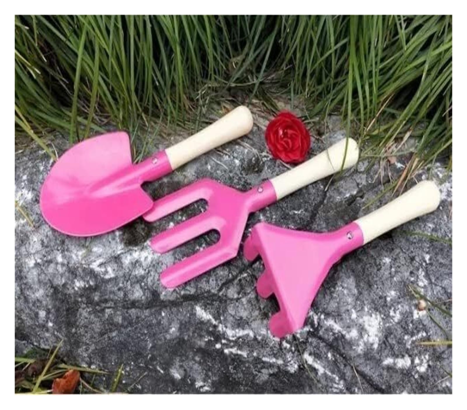 Attrezzi da giardino, pala, 3 pezzi, kit succulente per la cura delle piante, ideale come regalo per genitori e bambini