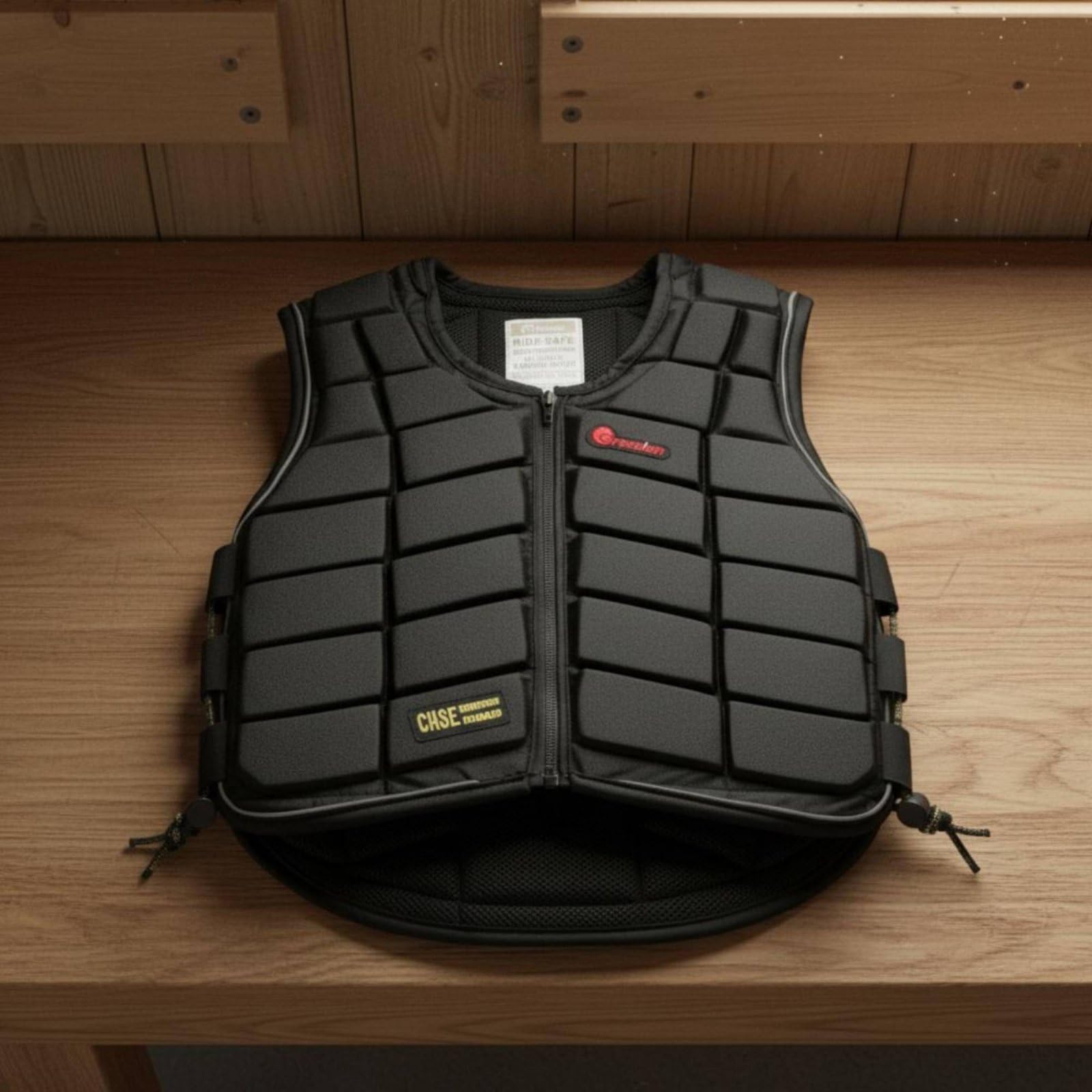 Baoblaze Chaleco de Ecuestre Chaleco Protector Chaleco de Equitación Protector de Torso Protector para Montar con Diseño Reforzado Que Distribuye Impactos y