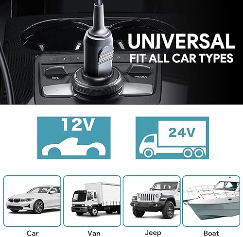 Miniatura 5 de TAIFU ResMed Airmini convertidor de CC, 20 W para AirMini Auto CPAP Cargador de coche para ResMed Airmini AutoSet CPAP Air Mini Cable de