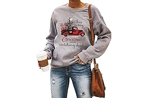 Holiday Merriment in Cozy Christmas Flair: Women's Christmas Fleece Sweaters