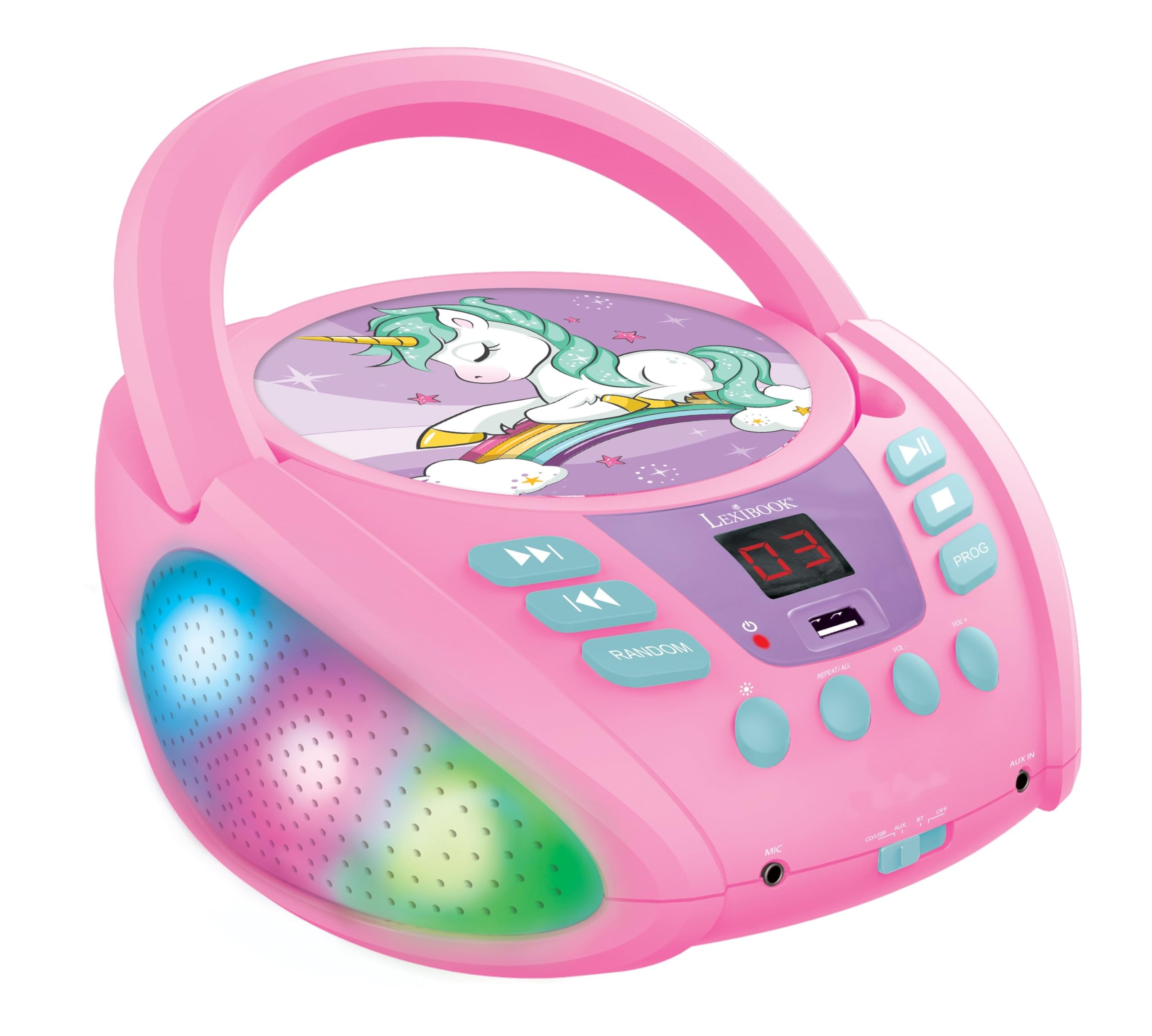 Amazon.com: Lexibook Unicorn - Bluetooth CD Player for Kids