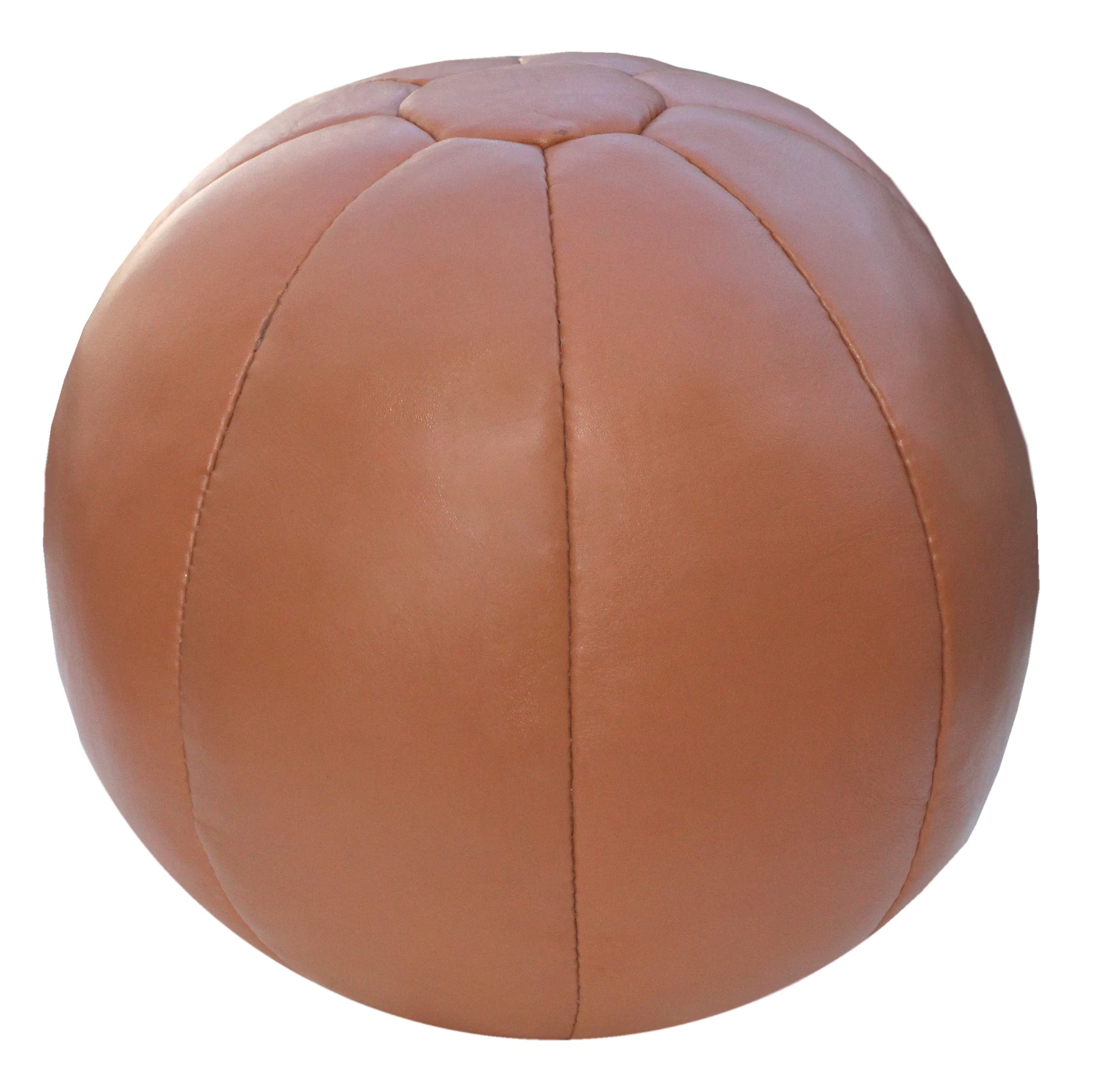 Lisaro Palla medica premium in vera pelle | alta qualità | vintage (look retrò) | palla da ginnastica | palla per peso | Slamball | 1 – 5 kg