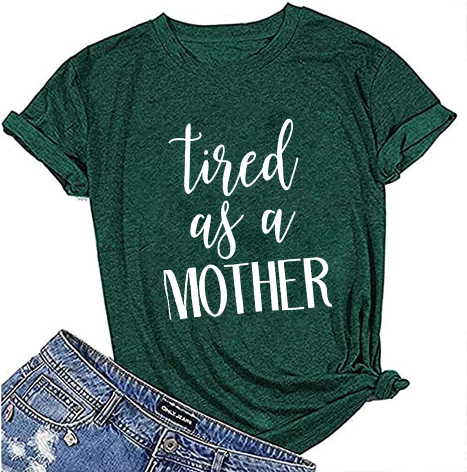 Tired as a Mother Shirt Mom Life Shirt Casual Short Sleeve Graphic Tee Tops Mama T Shirts for Women