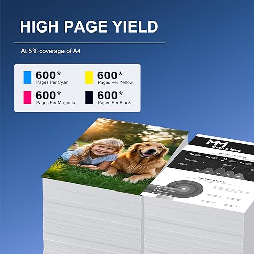 Miniatura 3 de MM MUCH & MORE Cartucho de tinta de repuesto compatible para Brother LC103 LC101 LC103XL LC103CL para usar con impresora MFC-J870DW MFC-J6920DW