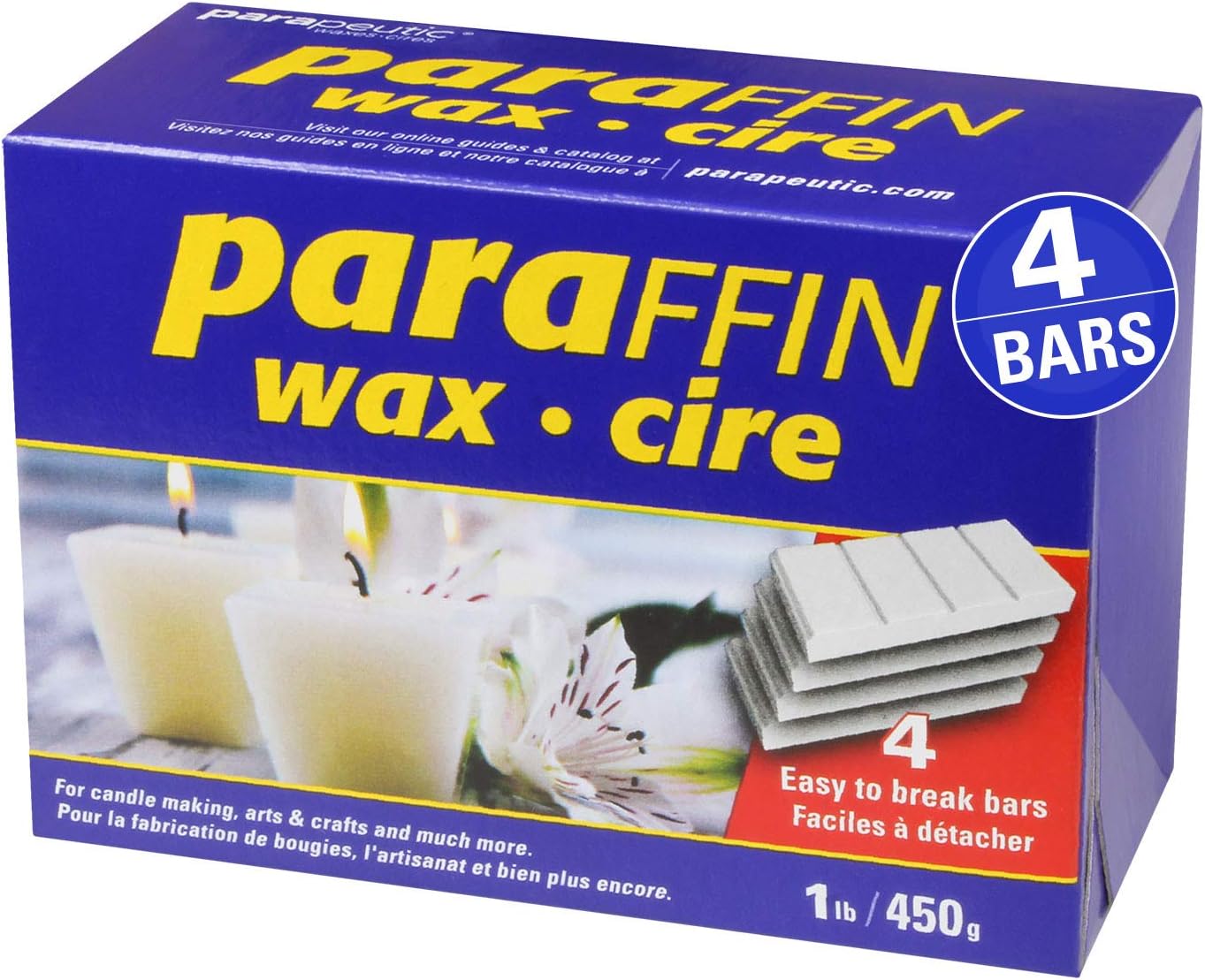 Paraffin Wax (Pack of 1 = 450g./ 1lb)