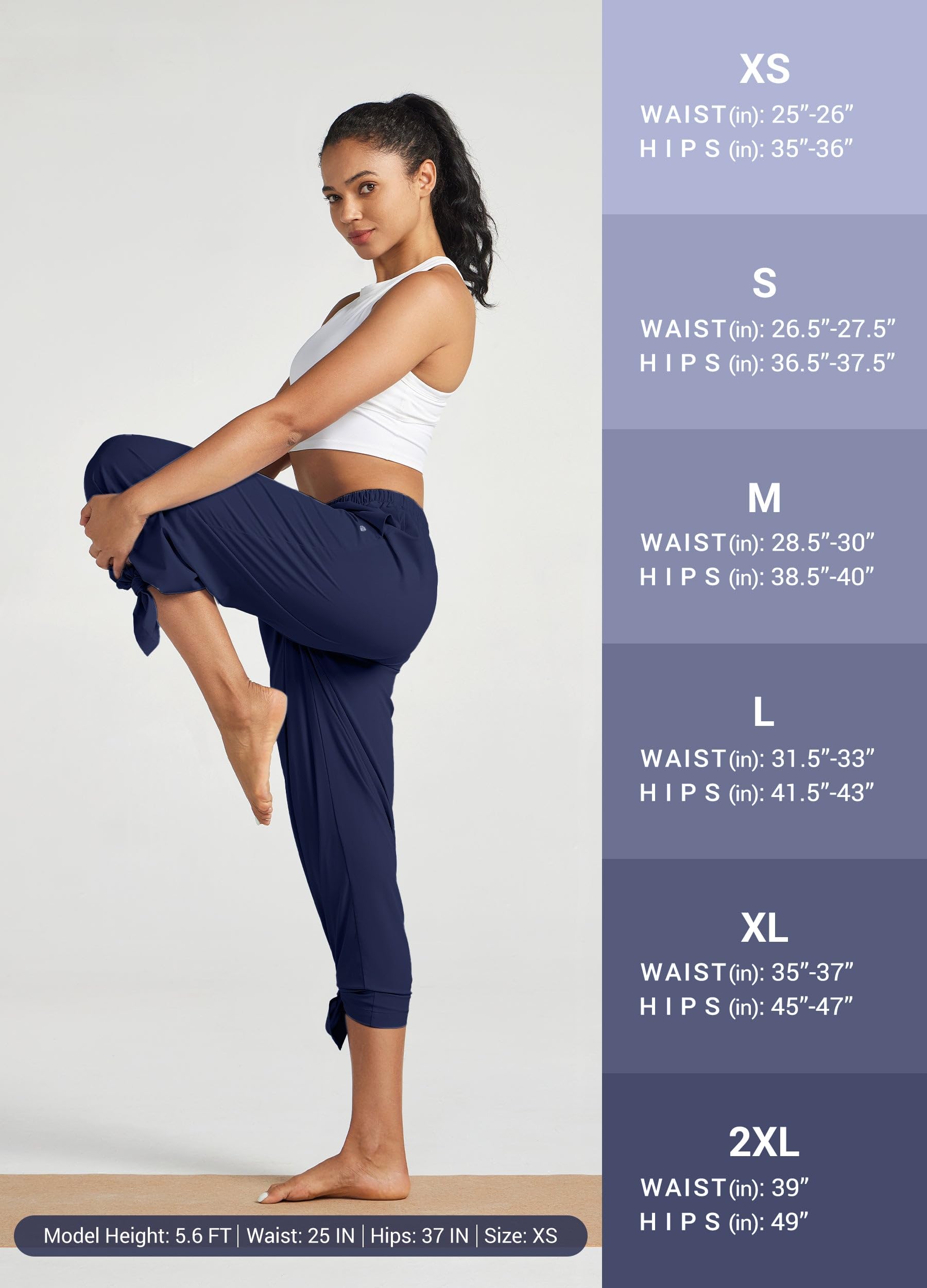 WILLIT Pantalones anchos para mujer, pantalones anchos Palazzo, ligeros, pantalones de playa, cintura alta, UPF 50+, bañador de secado rápido, protección solar con bolsillos