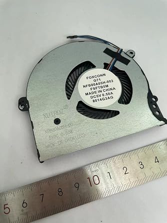 Replacement New CPU Cooling Fan for HP Pavilion 15-CC 15-CK 14-BK 14-BP 15-CC700 15-CC708tx 15-CC715TX 15-CC710TX 14-BK 15-CK 14-BPXX Series NFB80A05H-003 927918-001 NS75000-16K11 Fan
