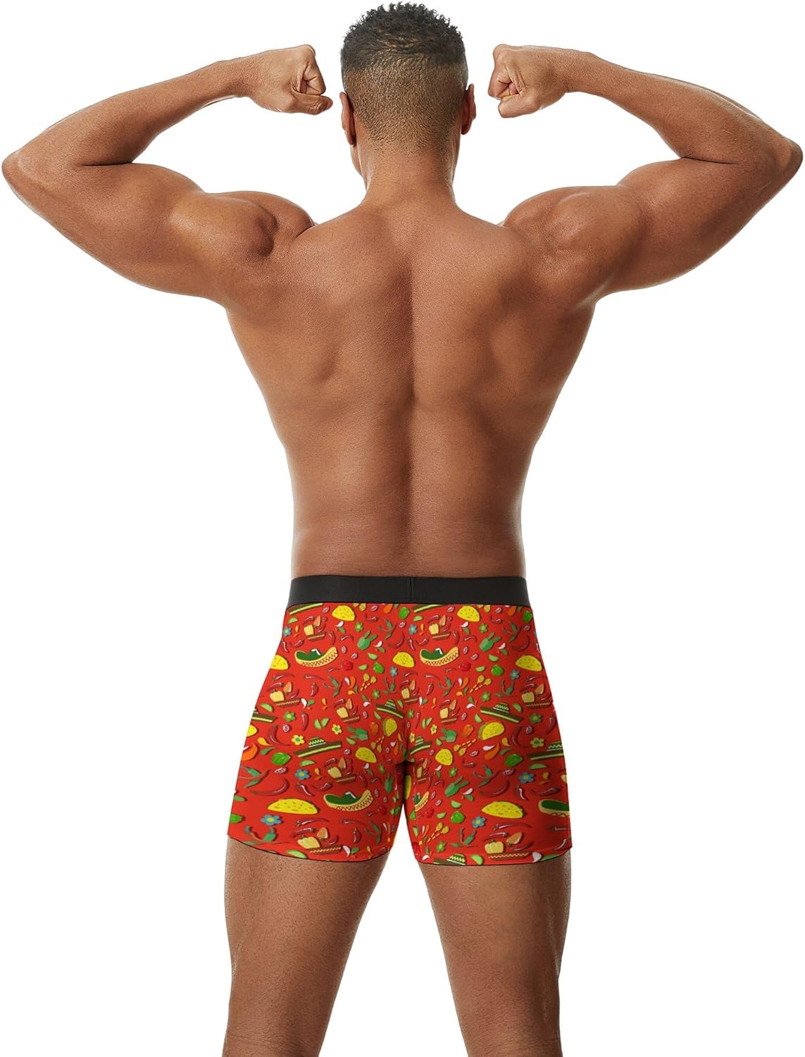 Men's Boxer Briefs Funny Print Boxers for Men Soft Breathable Underwear Fun Gift for Husband Boyfriend - Image 3