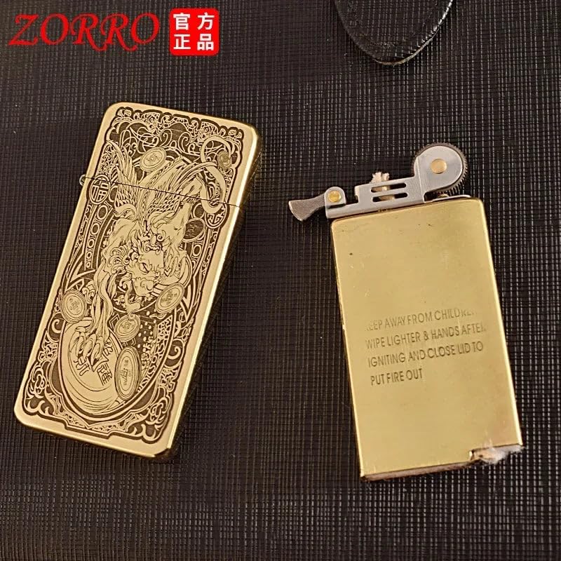Amazon.com: Zorro ZC5 Ultra-Thin Kerosene Lighter, Vintage