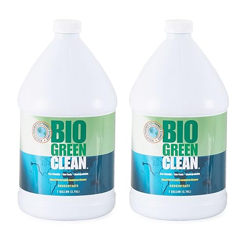 Bio Green Clean Contenedores industriales multiusos para equipos de limpieza de líquidos naturales de 1 galón para pisos y muebles, (paquete de 2)