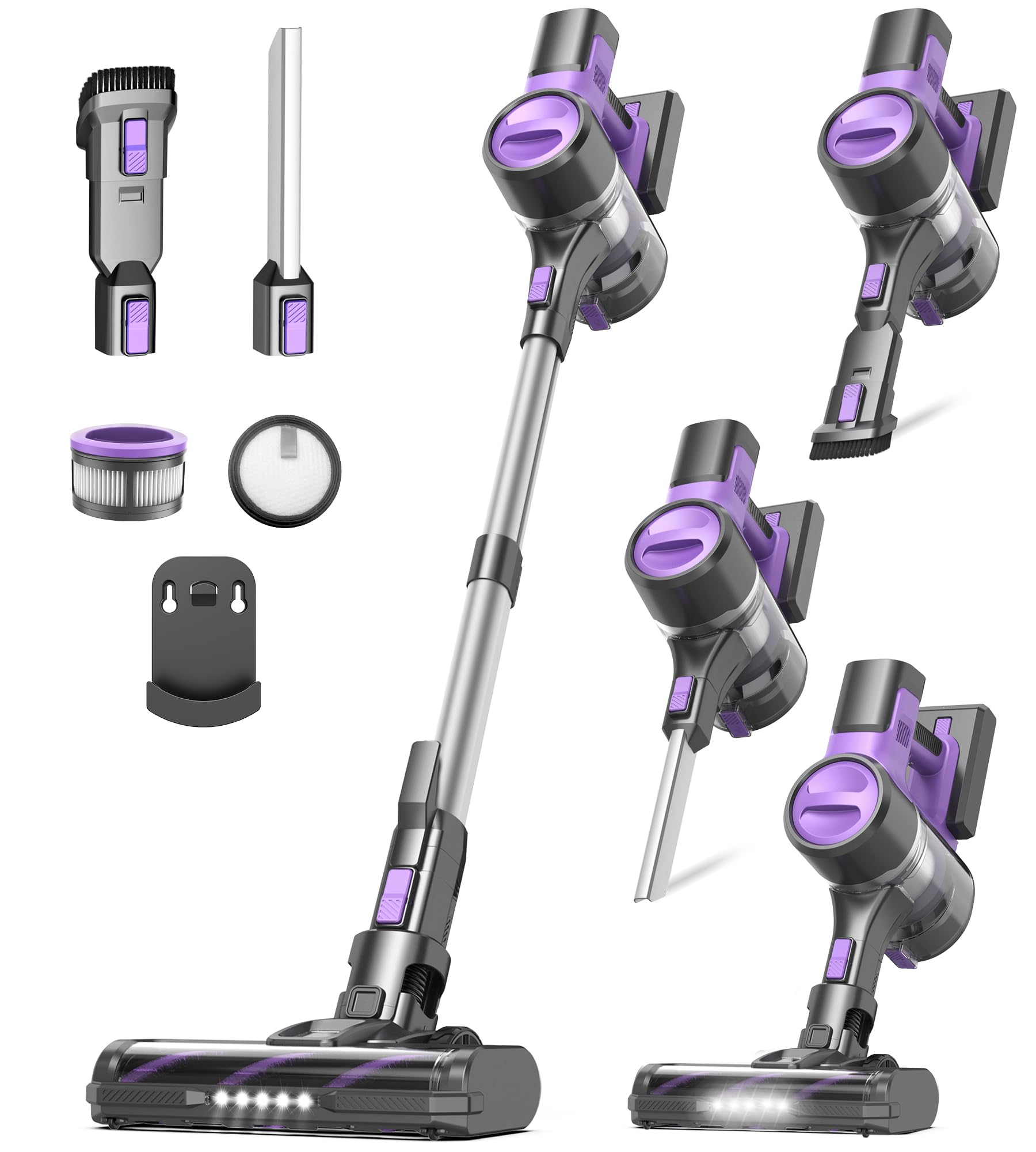 Amazon.com - Yassol S10 Cordless Vacuum Cleaner, 55Kpa 60mins