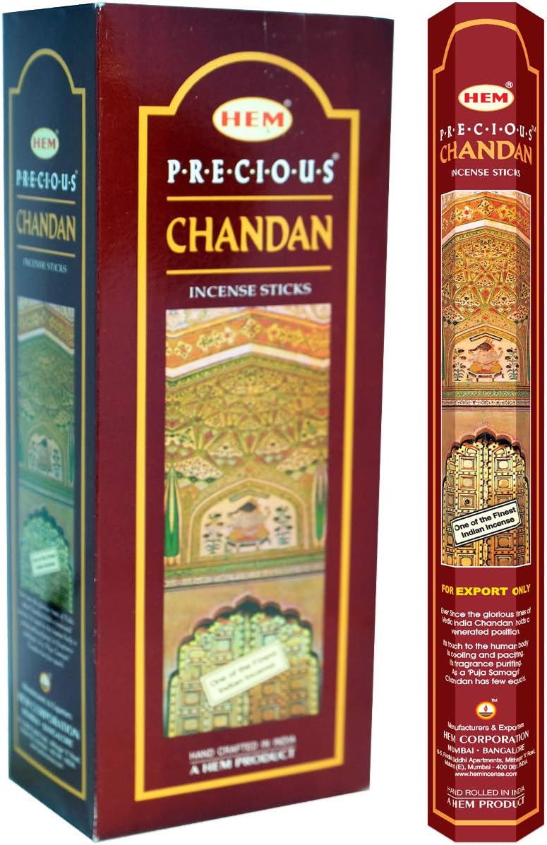 Precious Chandan Incense Sticks (Pack of 6)