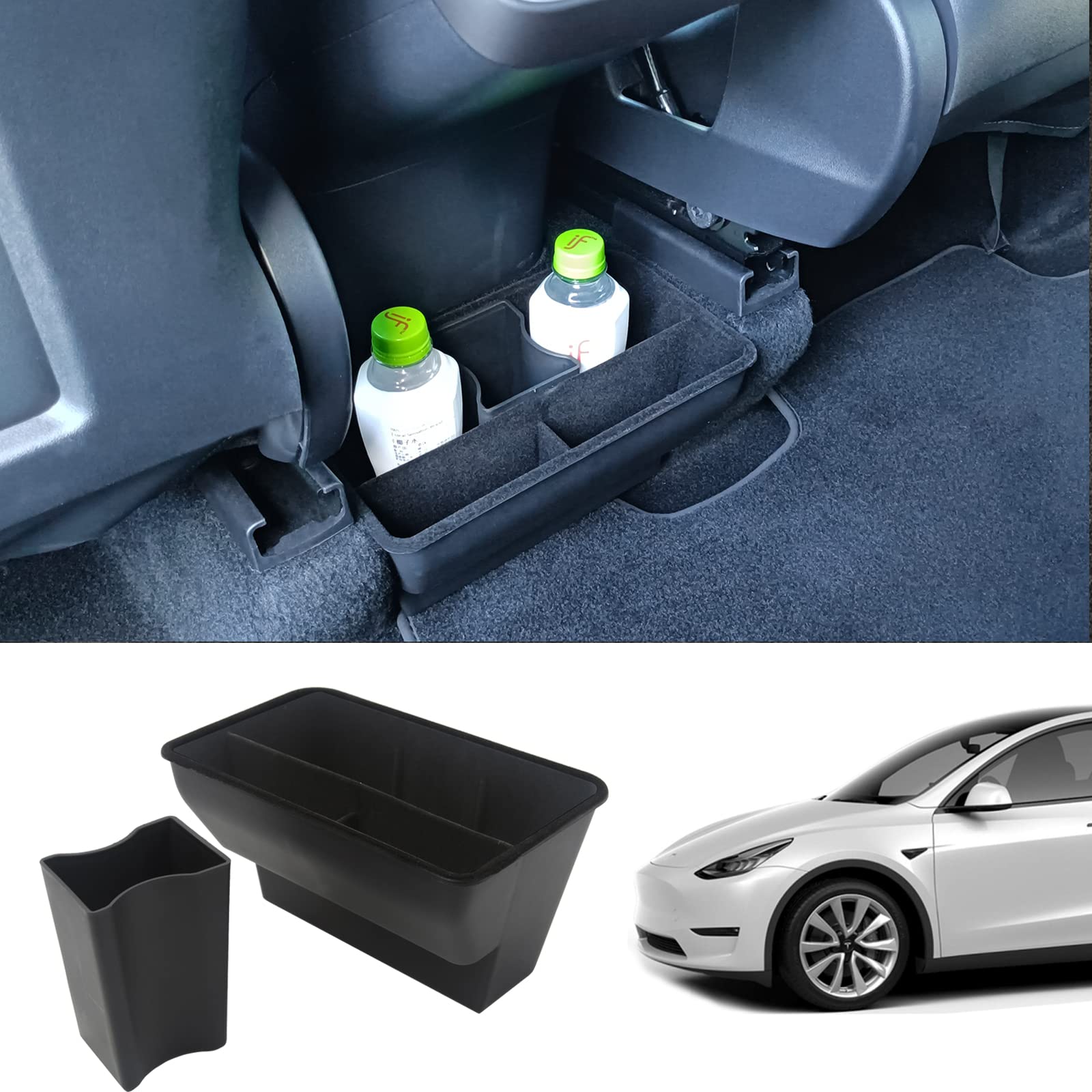 Buy KIKIMO Tesla Model Y Rear Seat Storage Box, Tesla Y Storage Box