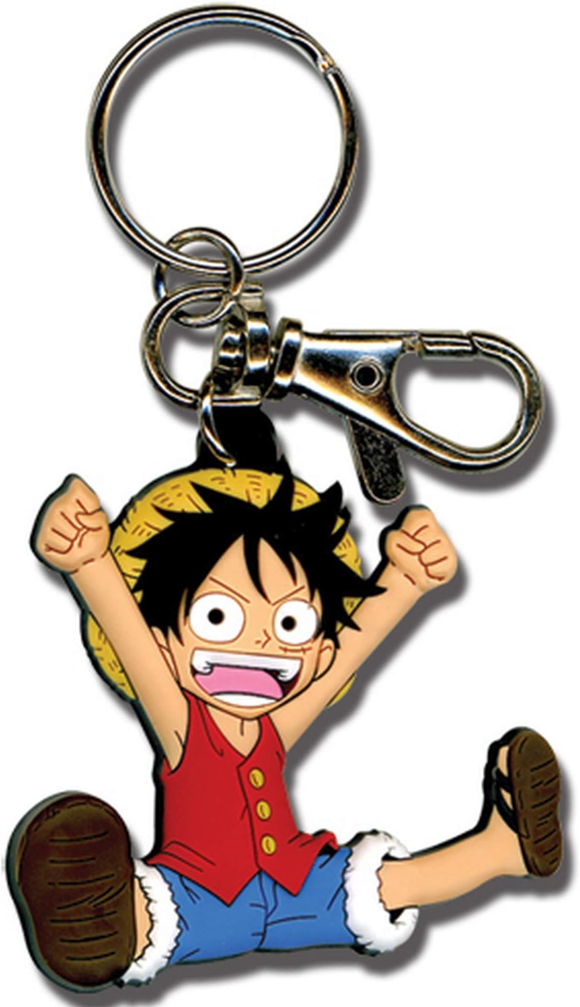 Great Eastern Entertainment One Piece SD Luffy PVC Keychain