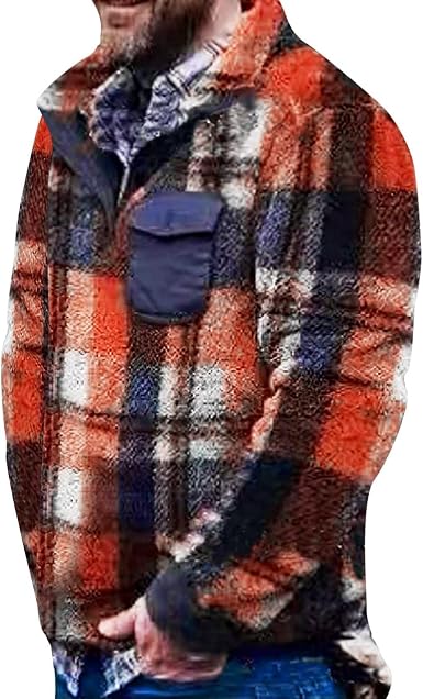 Amazon.com: WoCoo Sudadera afelpada con forro de sherpa para hombre, con  capucha de forro polar, gruesa, con estampado térmico : Ropa, Zapatos y  Joyería
