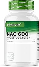 vit4ever NAC N-Acetyl L-Cysteine 240 Capsules of 600 mg Each - 8 Month Stock - No Unnecessary Additives - Vegan - High Dose - Premium Quality