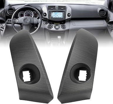 Center Air Vent Radio Bezel Trim 55412 42060 B1, Center Air Vent Trim Bezel Fits RAV4 2006-2012, ABS Construction, Enhanced Appearance