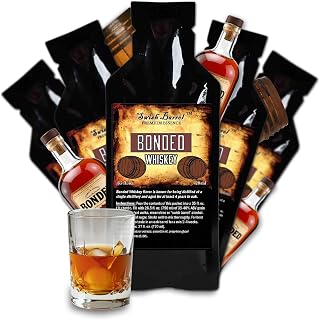 Bonded Whiskey Essence Flavoring (5 Pack) Liquor Flavor Refill Packets for Bootleg Kits & Barrel Aging, Swish Barrel Extract for Cocktails, Mixology & Moonshine Distilling, 5 x 20ml (.65oz)