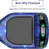 Vista 3 de SISIGAD Scooters for Kids Ages 7-12, with Built-in Bluetooth Speaker and 6.5" Colorful Lights Wheels, Safety Certified Self Balancing Scooter