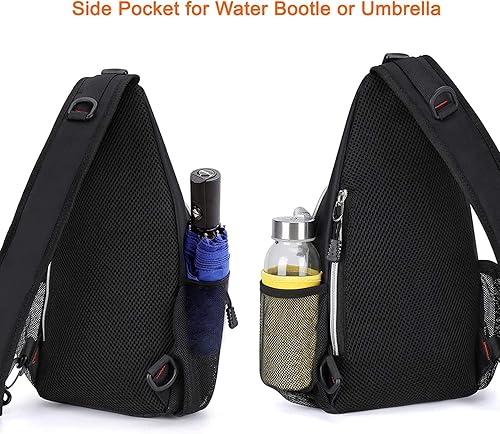 Miniatura 4 de MOSISO - Minimochila bandolera, pequeña mochila de senderismo para viajes al aire libre, bolsa de deporte de estilo informal